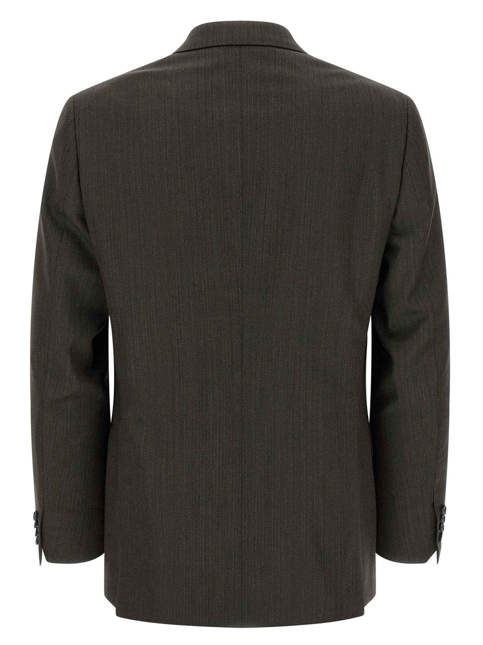 Brown Wool Two-Piece Suit