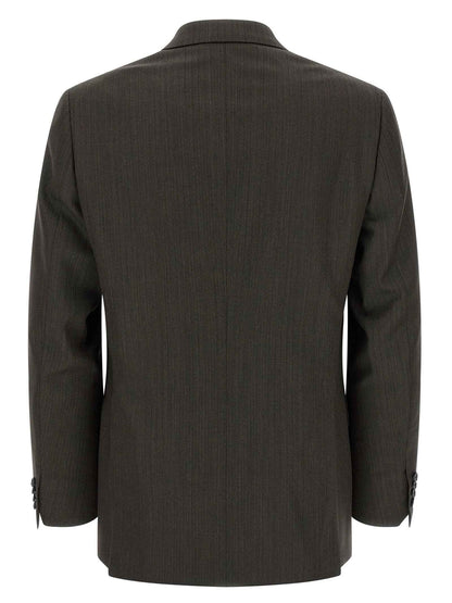 Brown Wool Two-Piece Suit