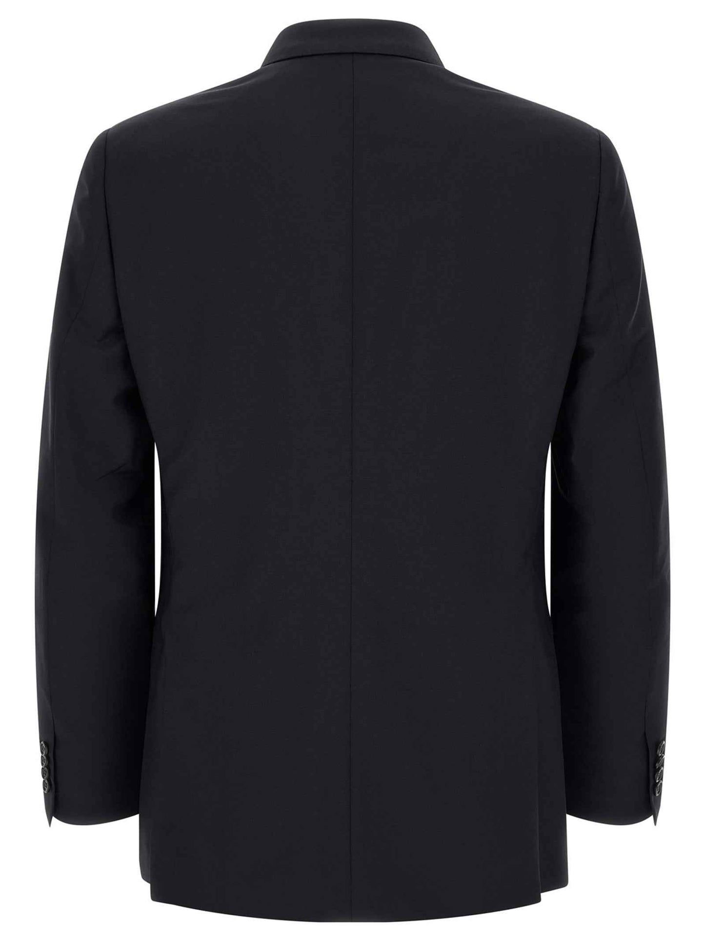 Blue Wool Two-Piece Suit