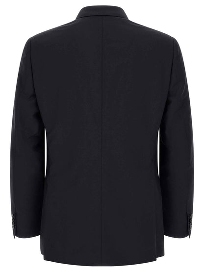 Blue Wool Two-Piece Suit
