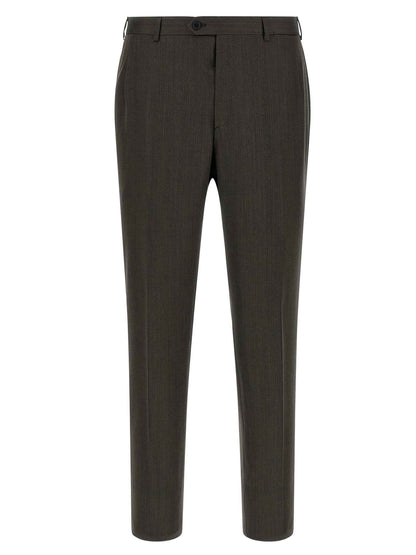 Brown Wool Two-Piece Suit