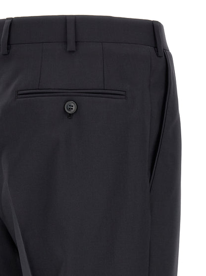 Blue Wool Two-Piece Suit