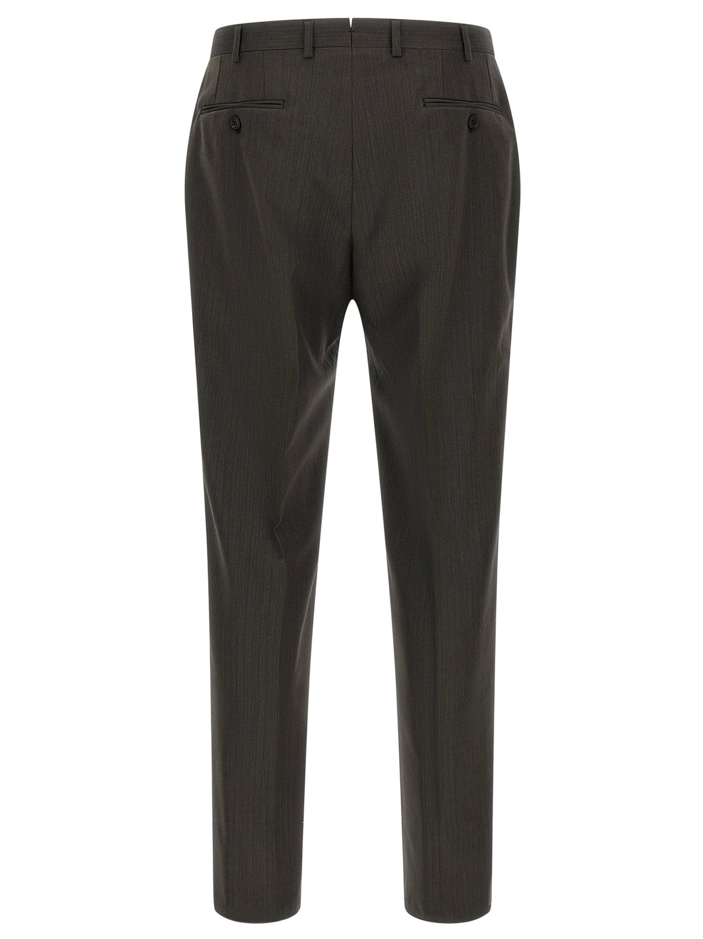 Brown Wool Two-Piece Suit