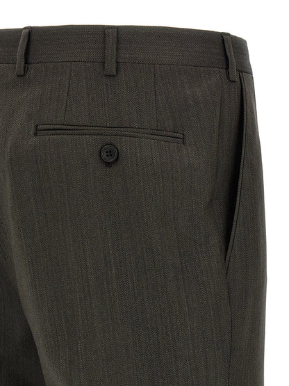 Brown Wool Two-Piece Suit