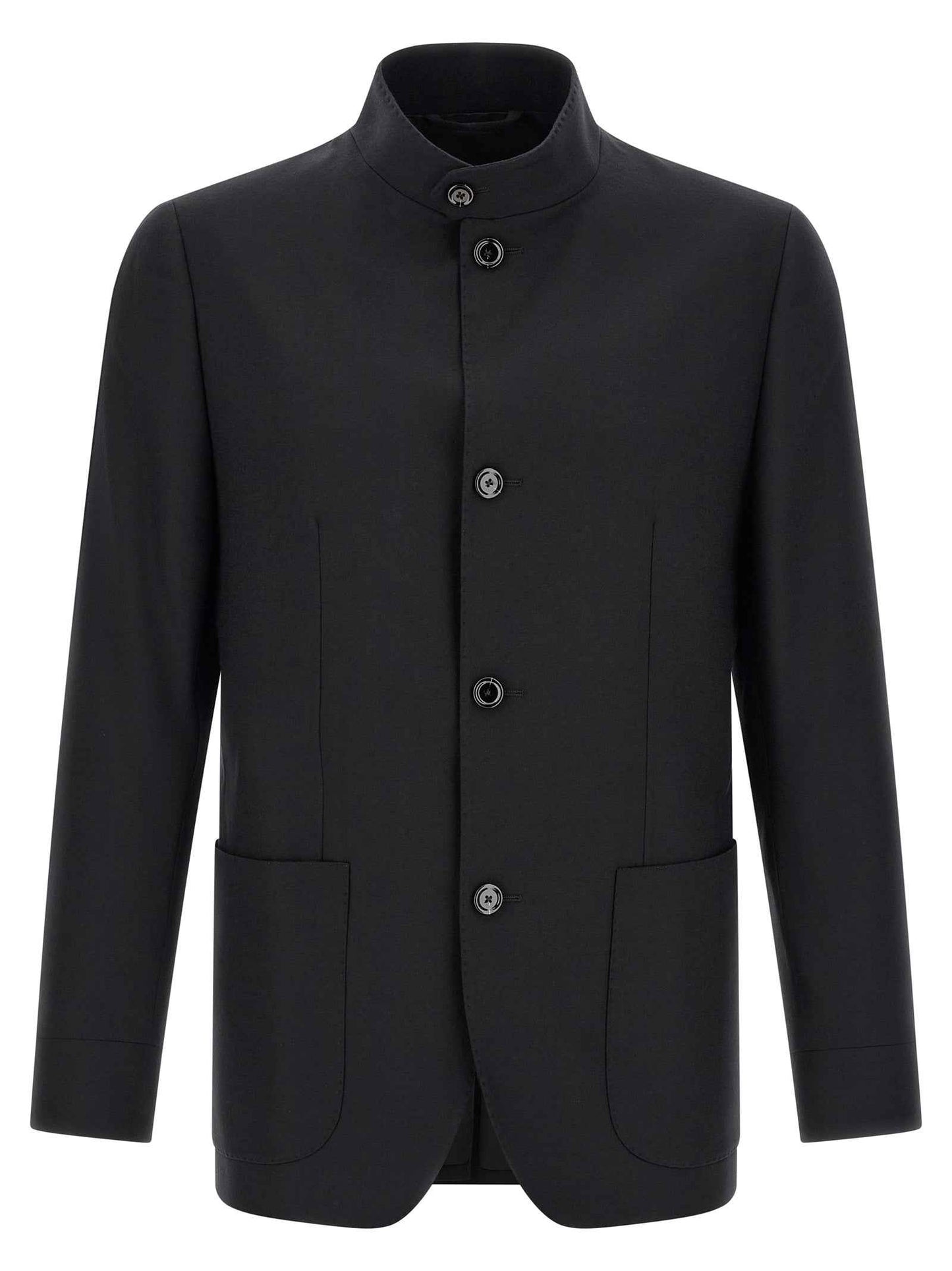 Black Virgin Wool Blazer