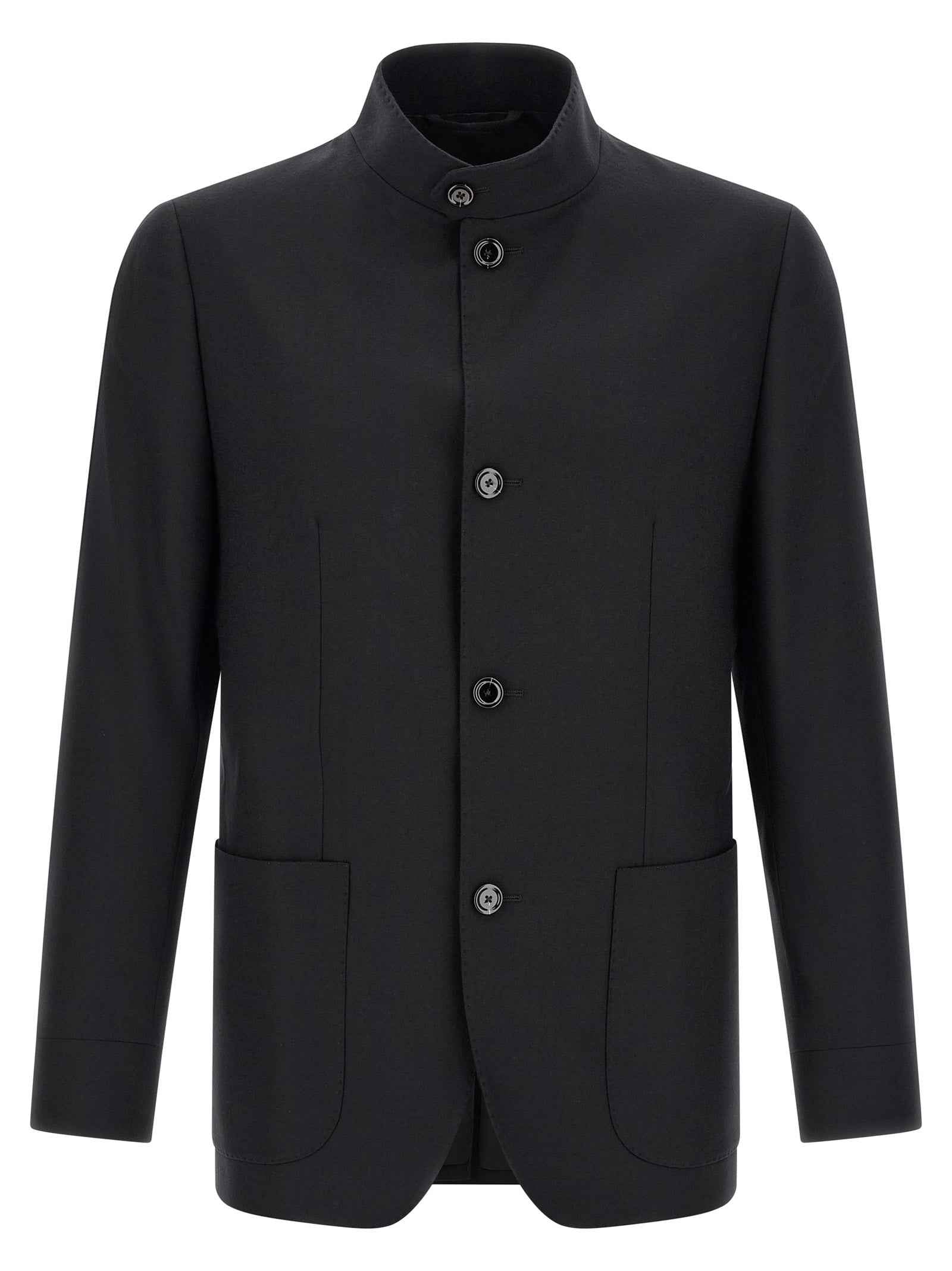 Black Virgin Wool Blazer