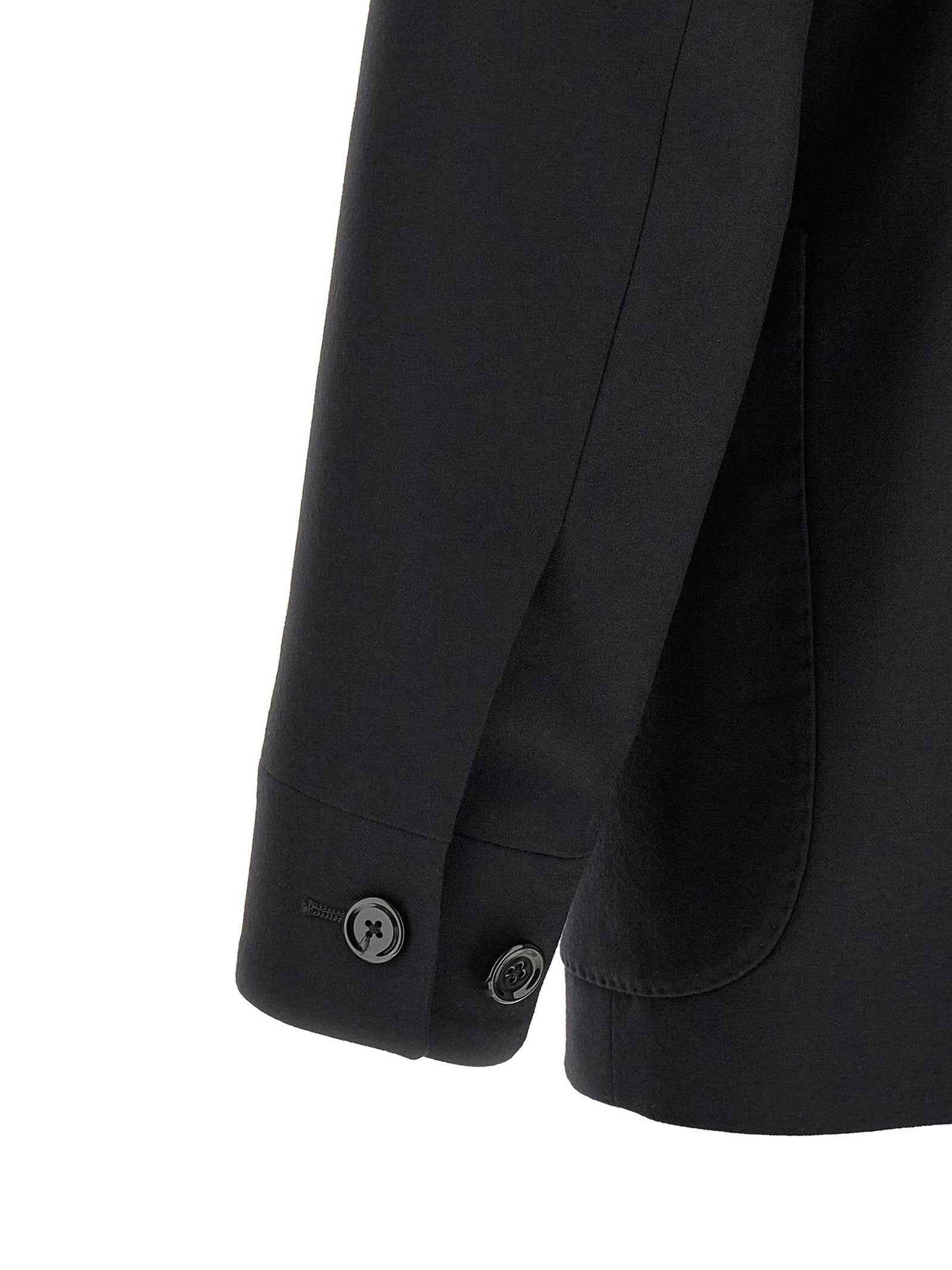 Black Virgin Wool Blazer