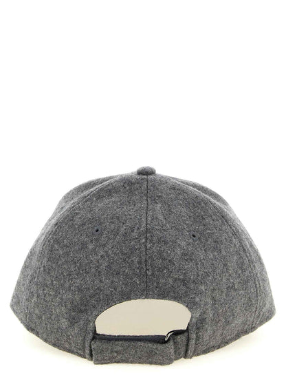 Gray Wool Cap (Baseball Hat)