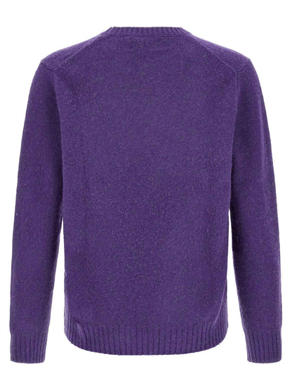 Purple Wool Cardigan