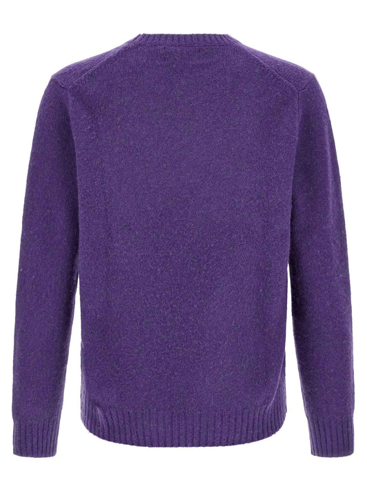 Purple Wool Cardigan