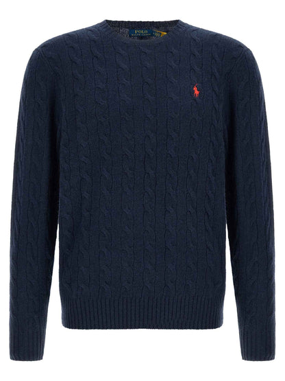Blue Wool Cardigan
