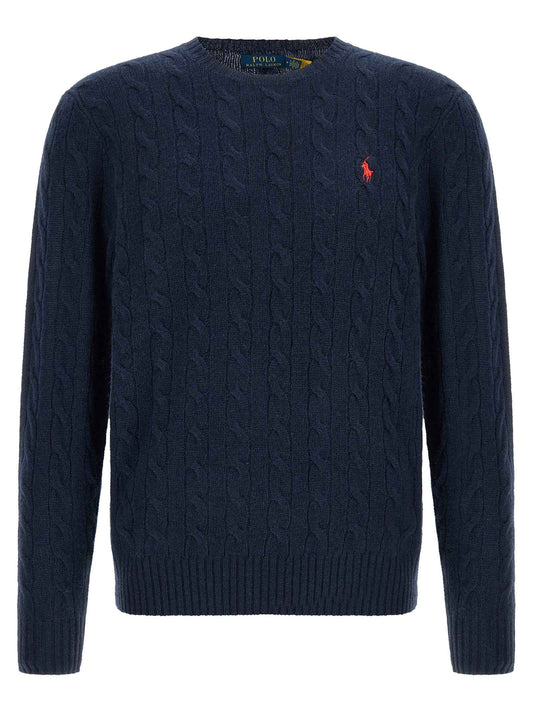 Blue Wool Cardigan