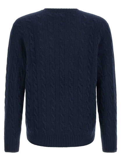 Blue Wool Cardigan