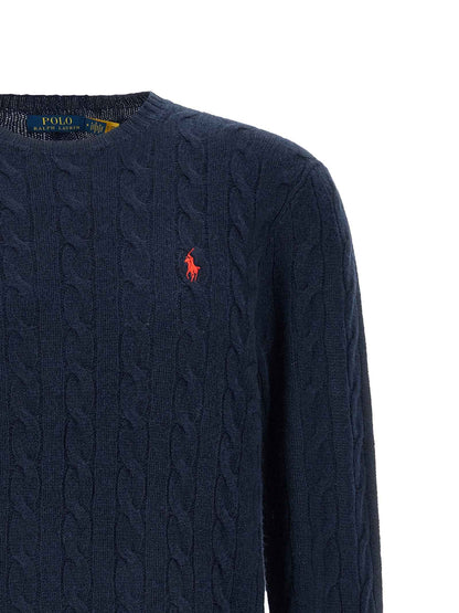 Blue Wool Cardigan