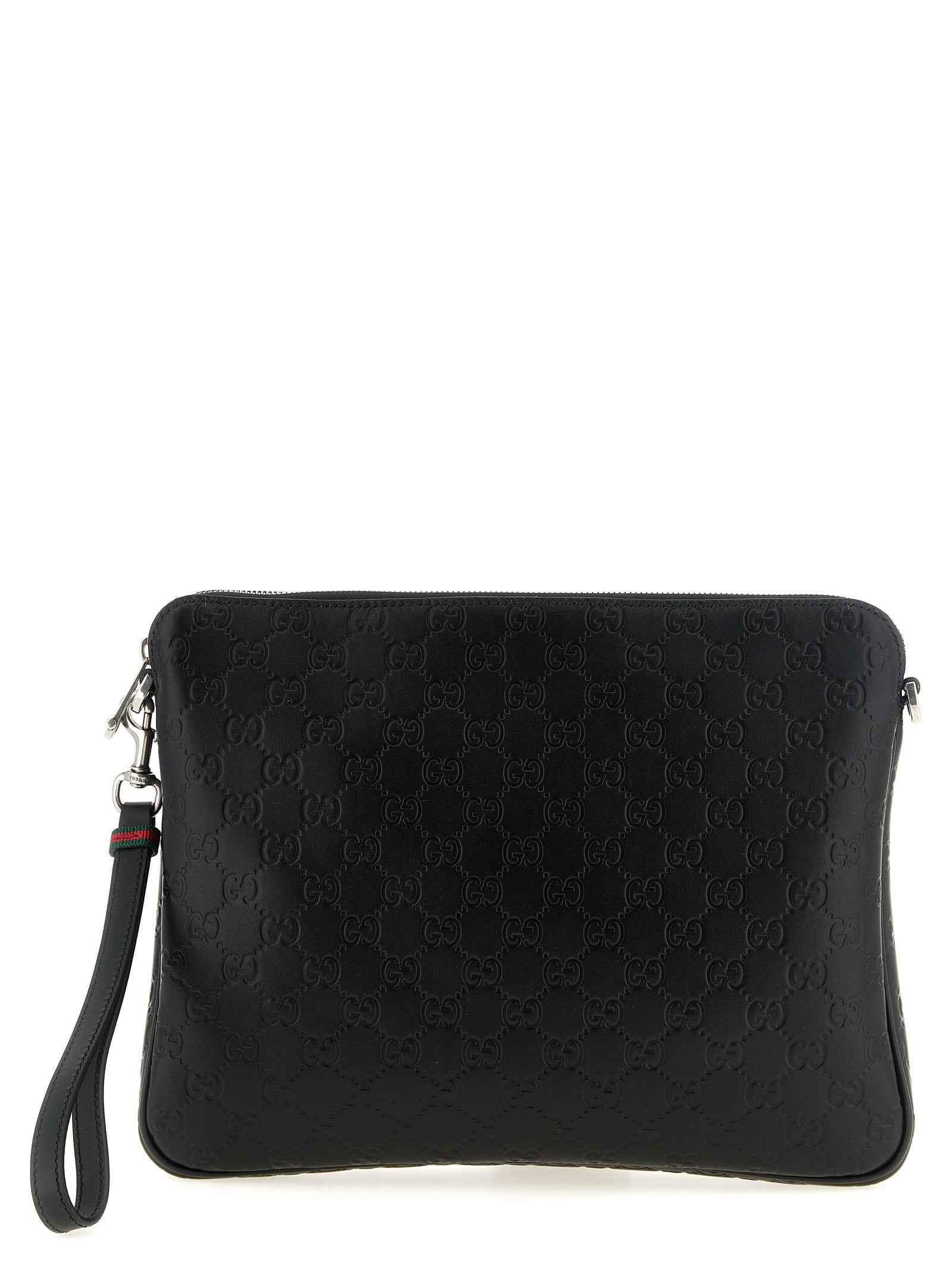 Black Calfskin Crossbody Bag