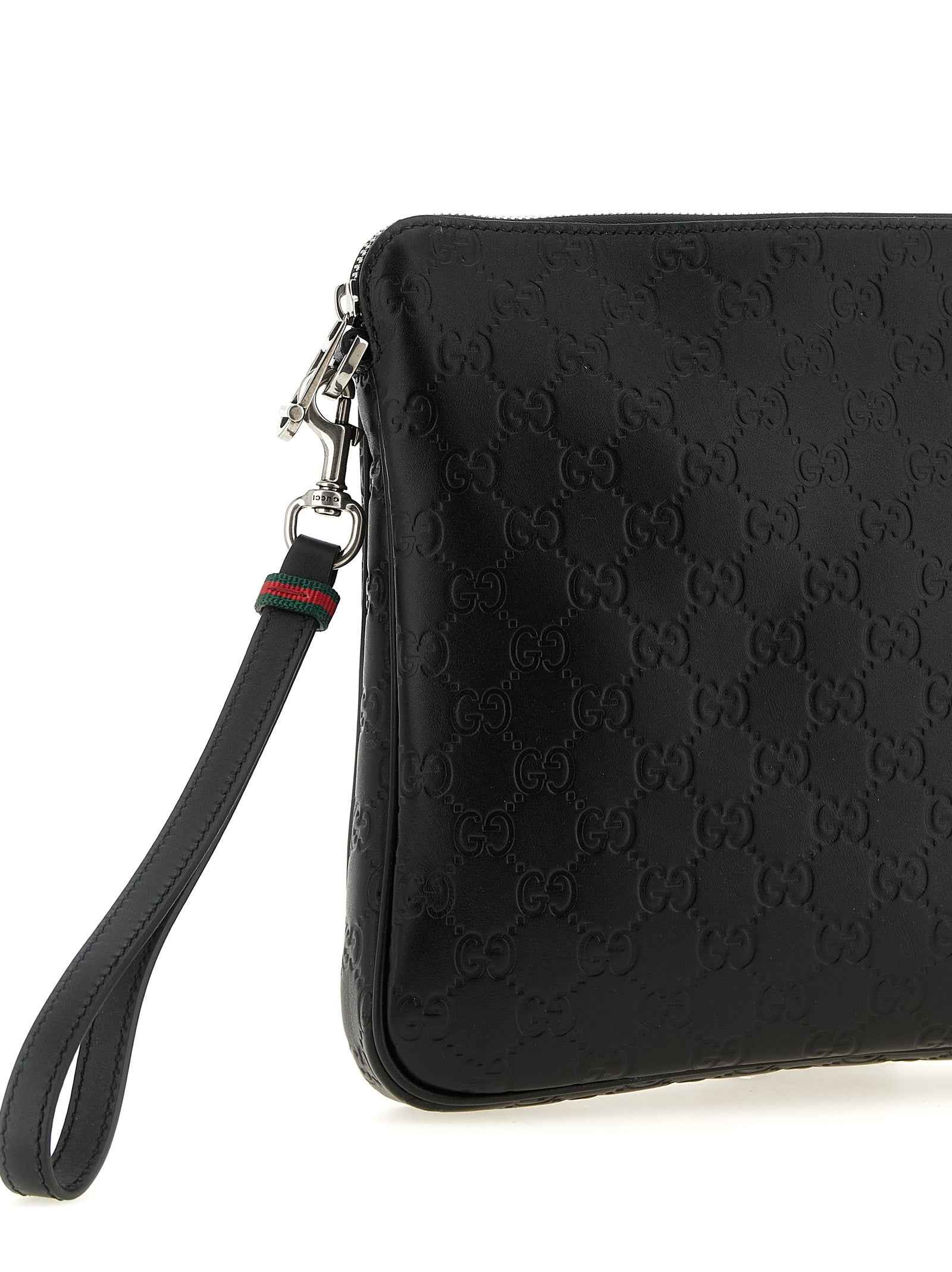 Black Calfskin Crossbody Bag