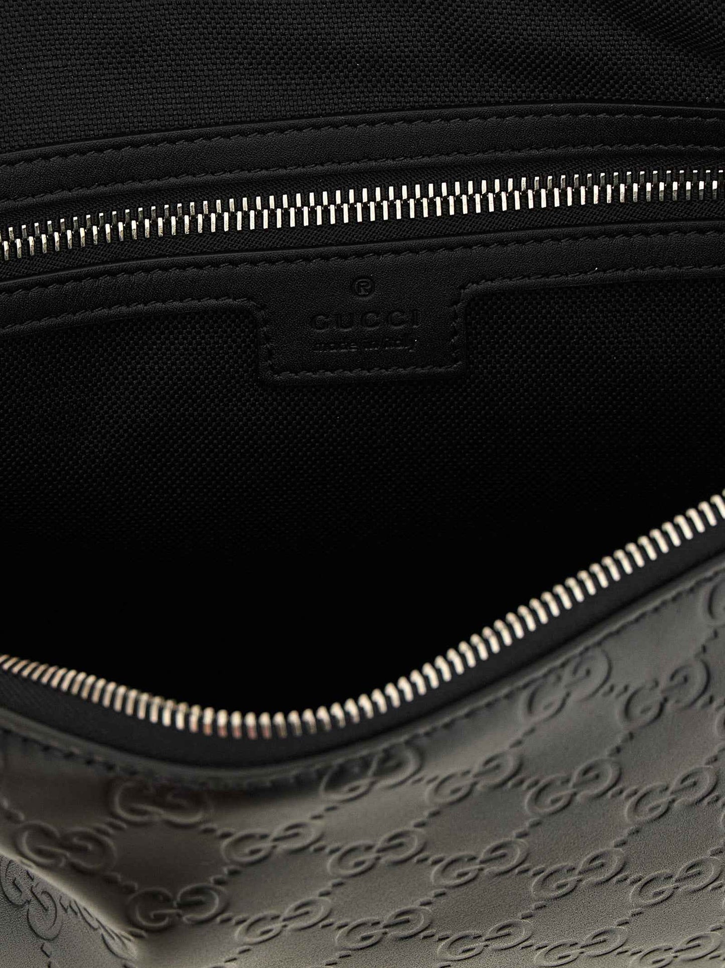 Black Calfskin Crossbody Bag
