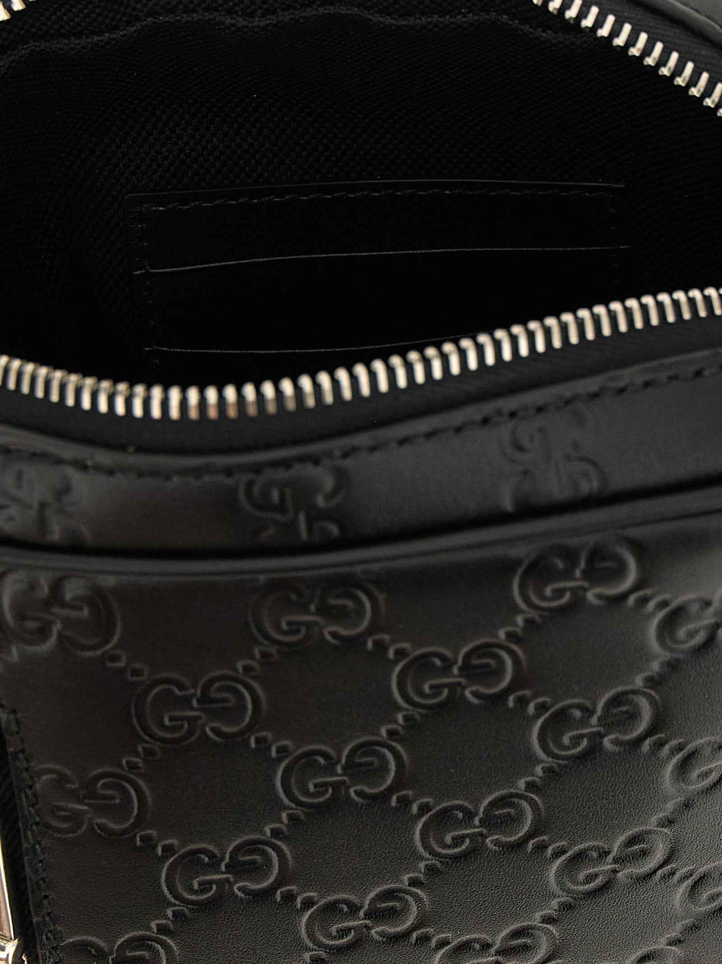 Black Calfskin Crossbody Bag