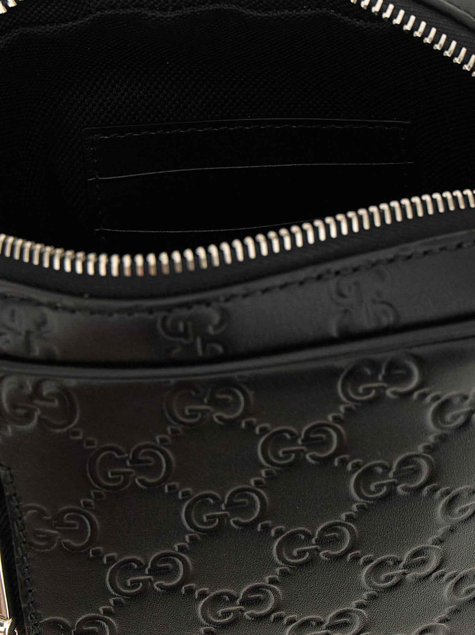 Black Calfskin Crossbody Bag