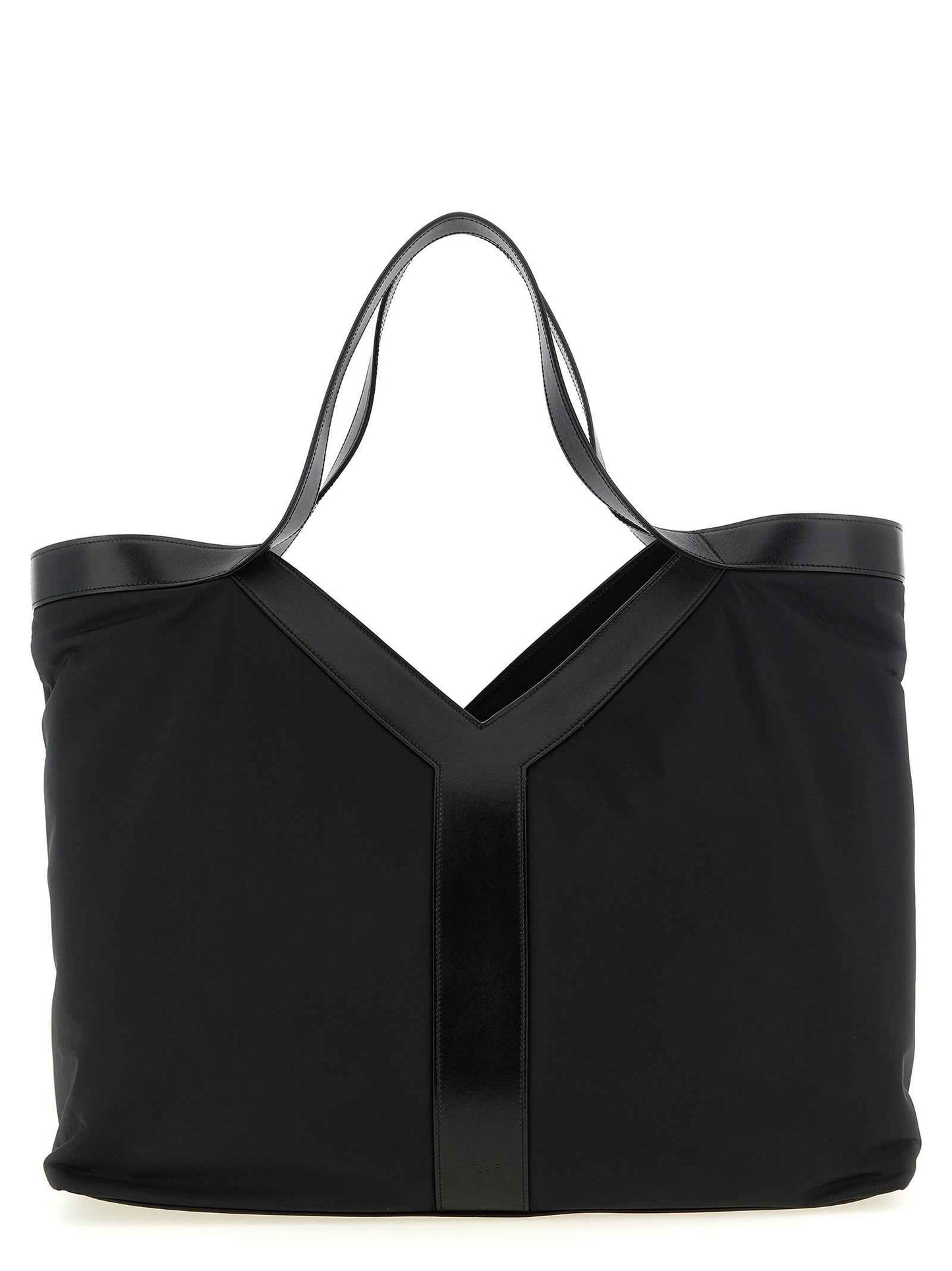 Black Calfskin Tote Bag