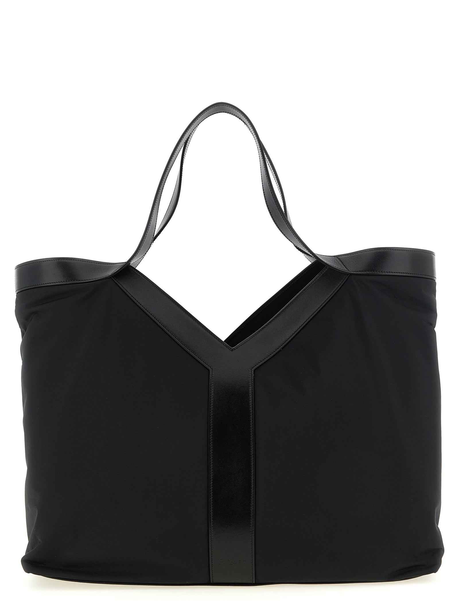 Black Calfskin Tote Bag