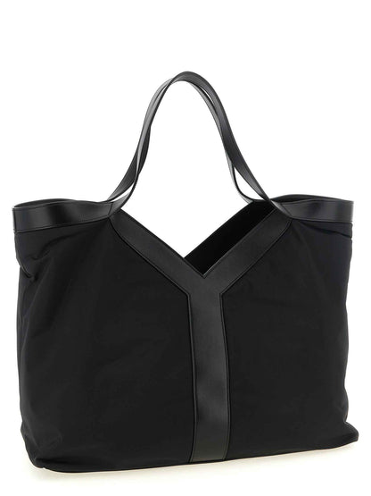 Black Calfskin Tote Bag