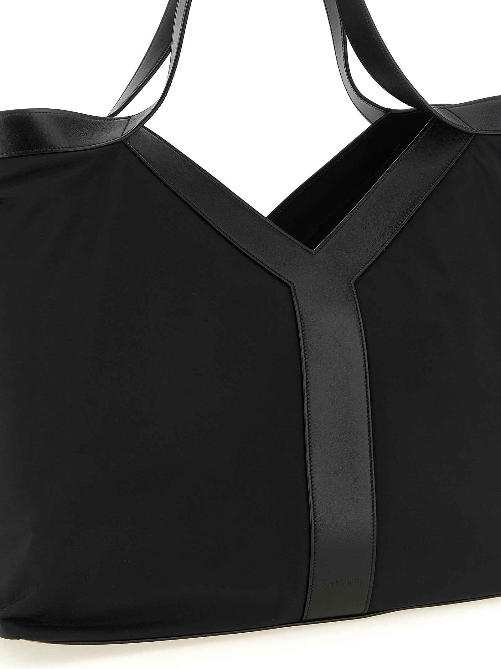 Black Calfskin Tote Bag