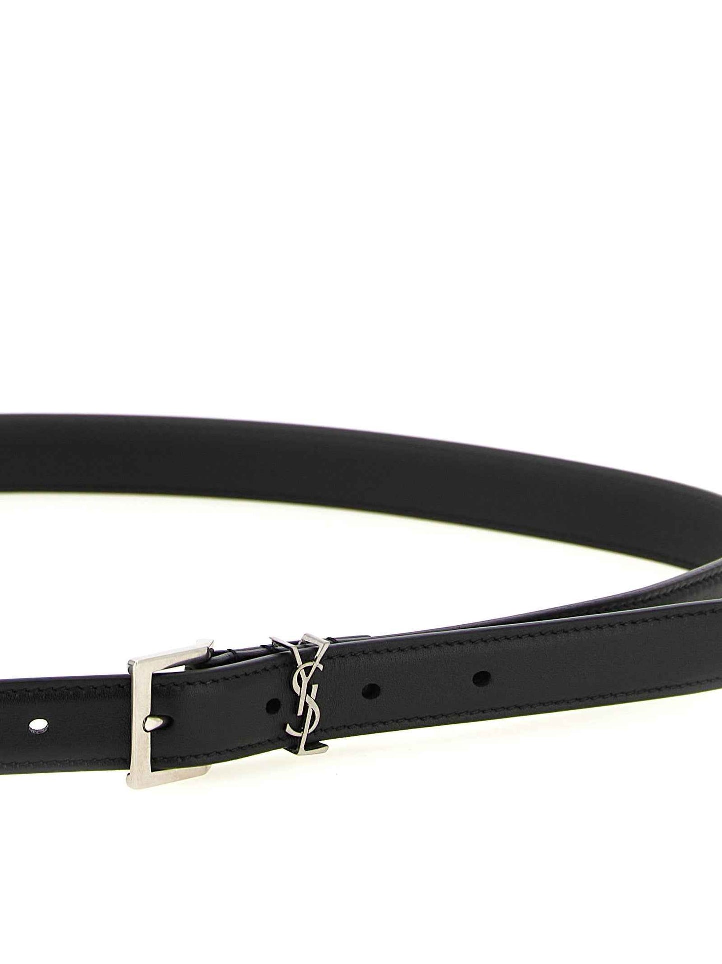 Black Calfskin Regular Belt