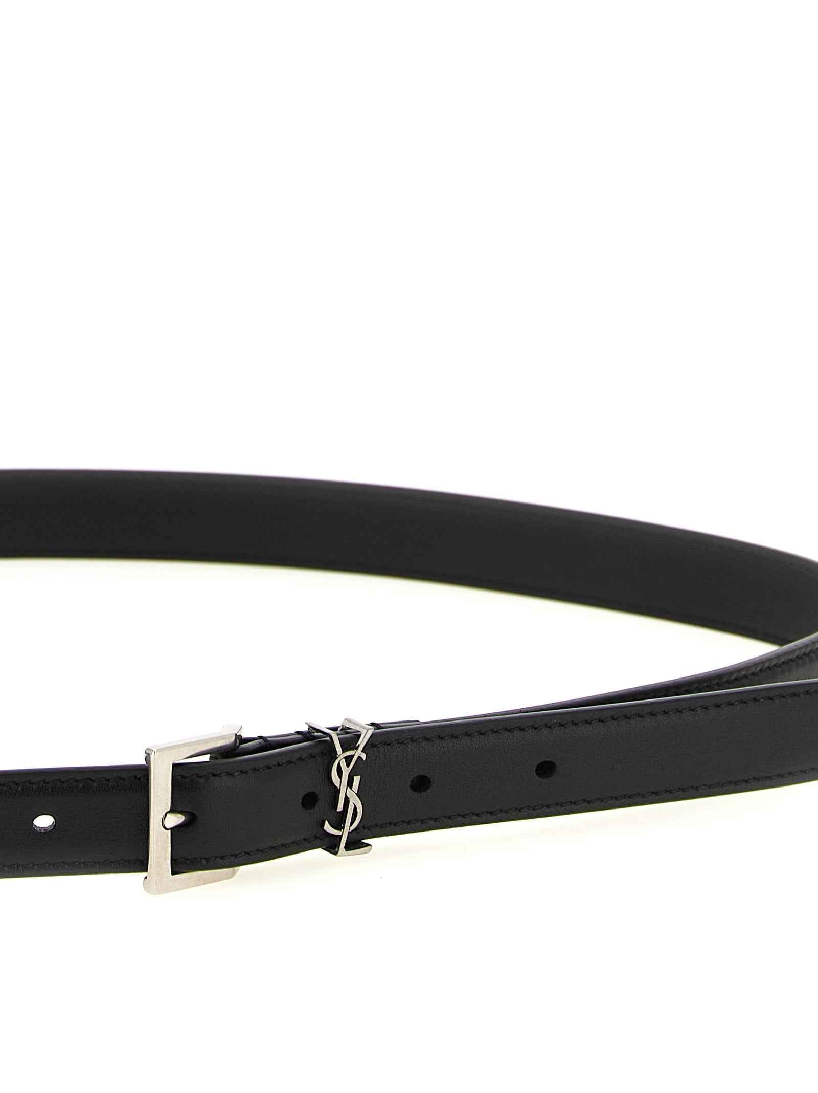 Black Calfskin Regular Belt