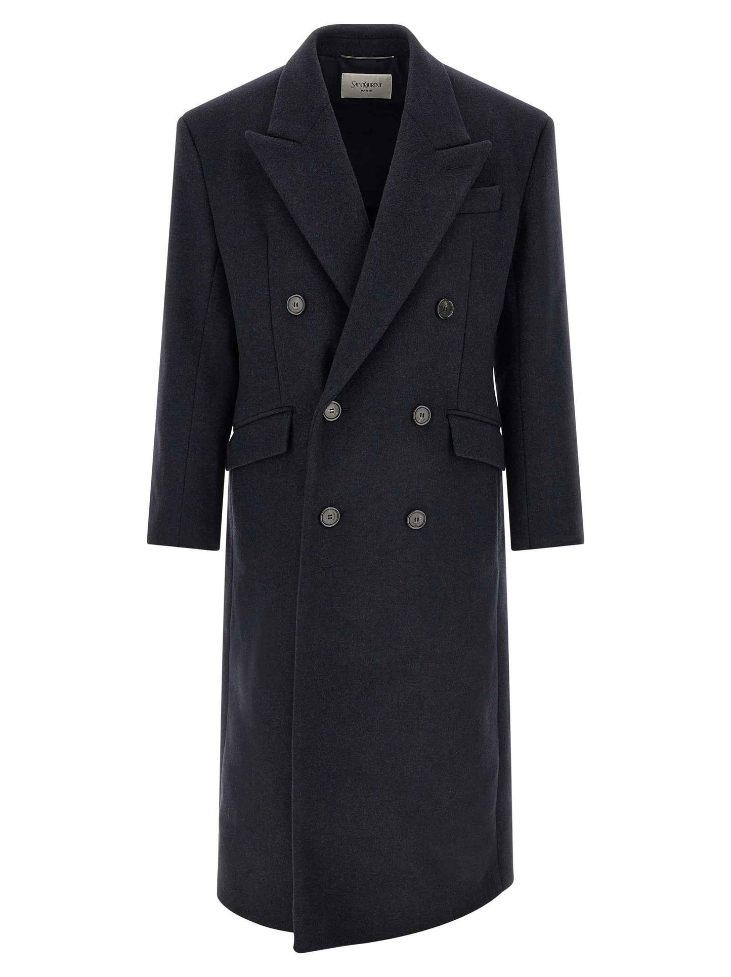 Blue Wool Coat