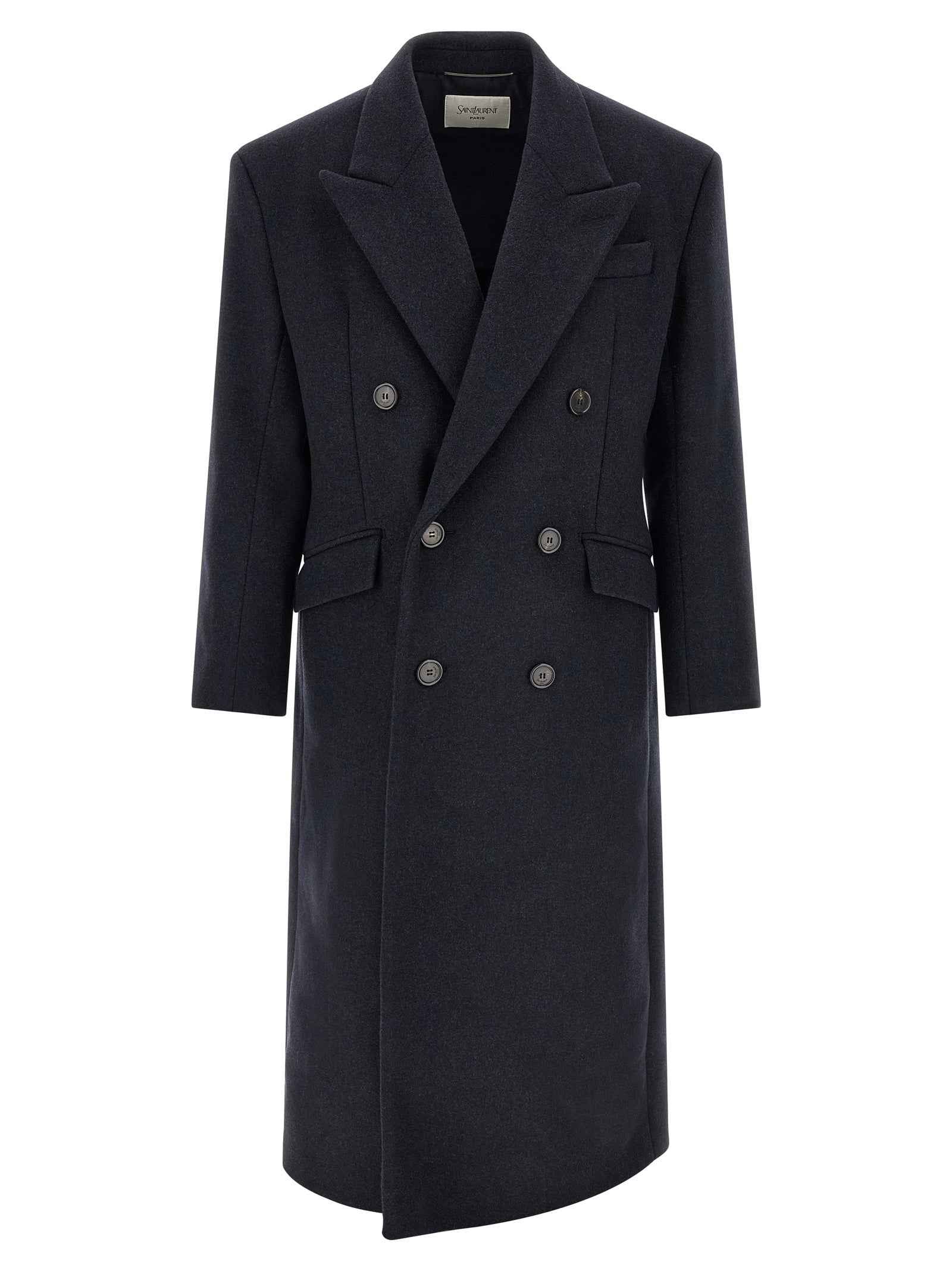 Blue Wool Coat