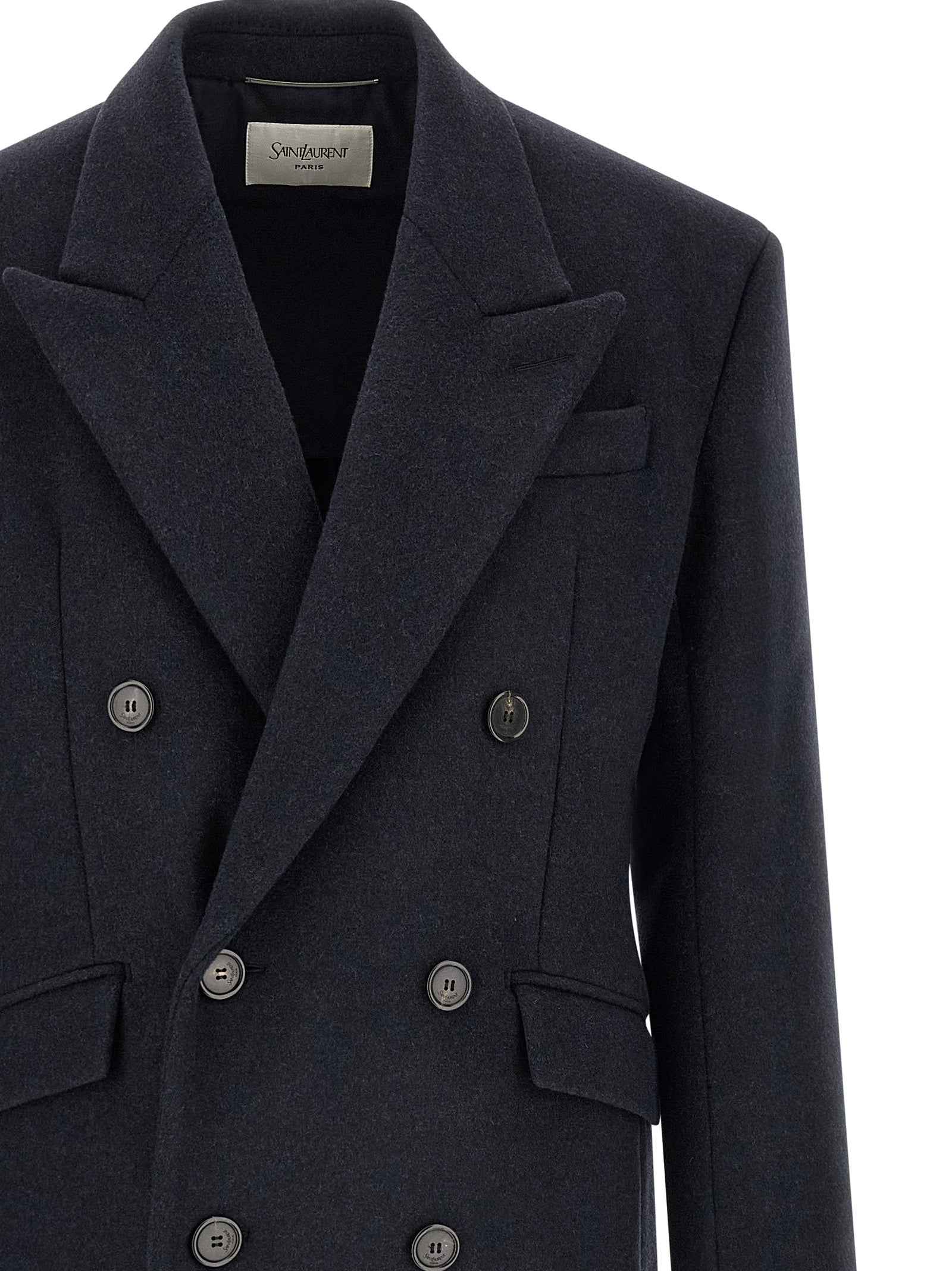 Blue Wool Coat
