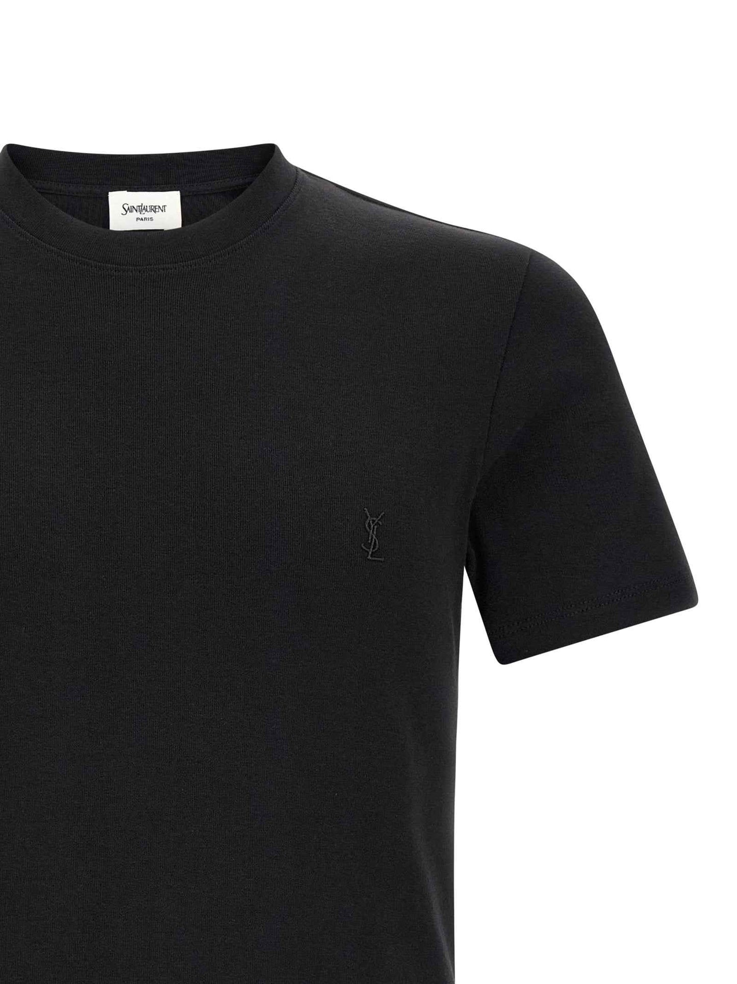 Black Cotton T-Shirt