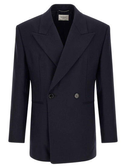Blue Wool Blazer