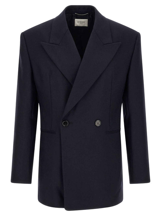 Blue Wool Blazer