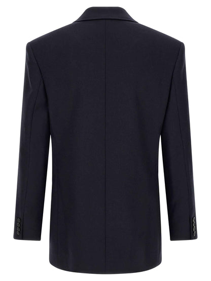 Blue Wool Blazer