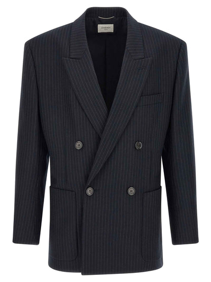 Blue Wool Blazer