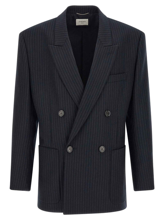 Blue Wool Blazer