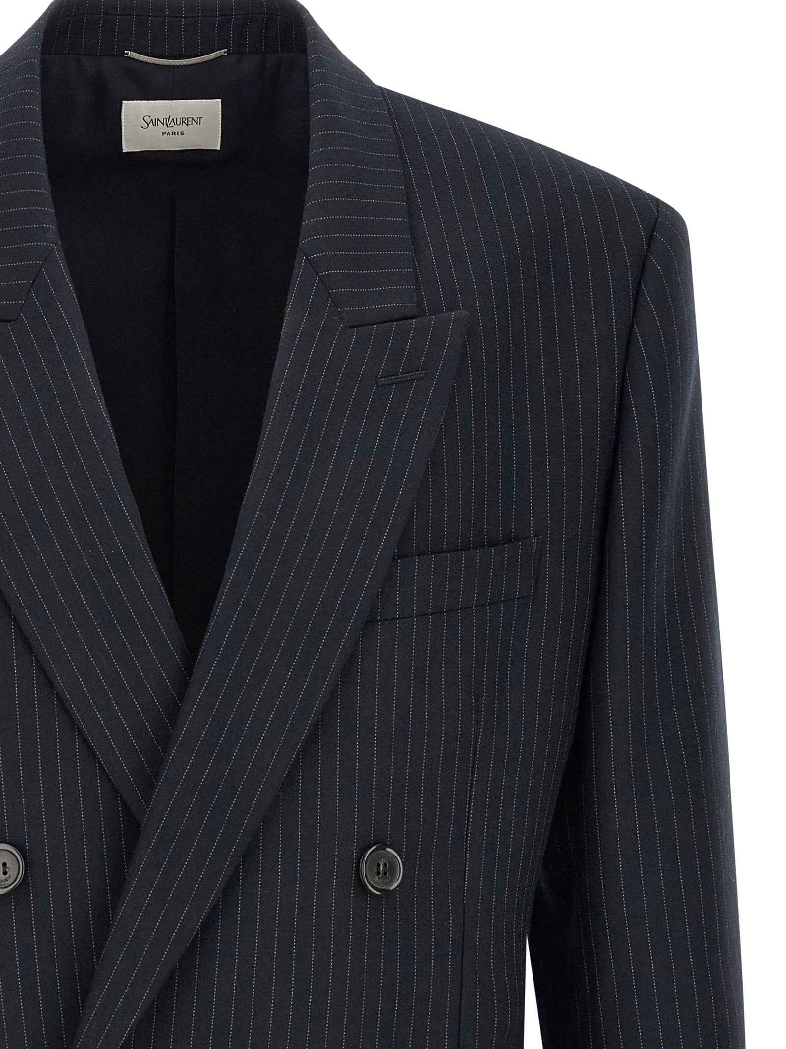 Blue Wool Blazer