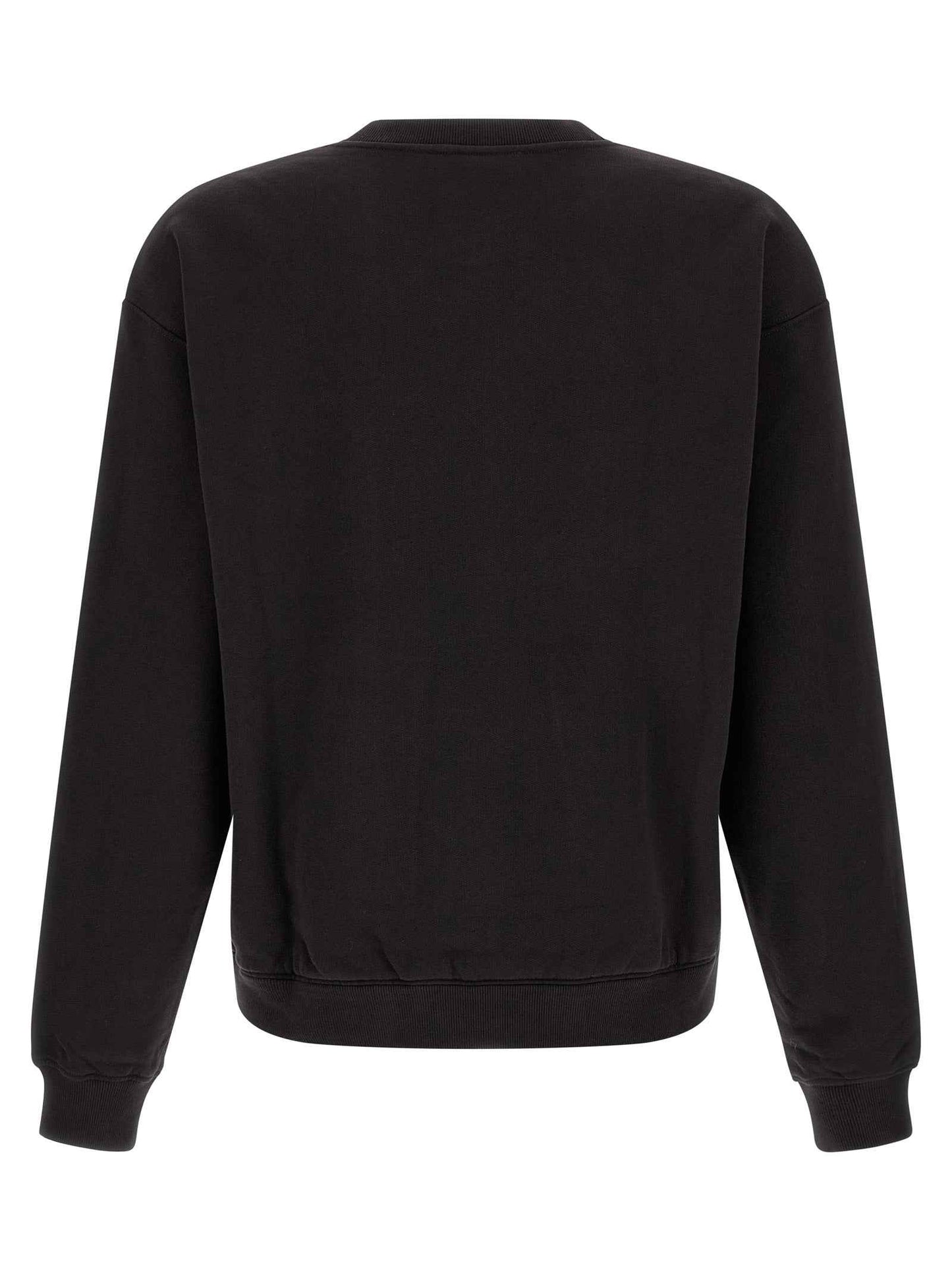 Black Cotton Sweatshirt