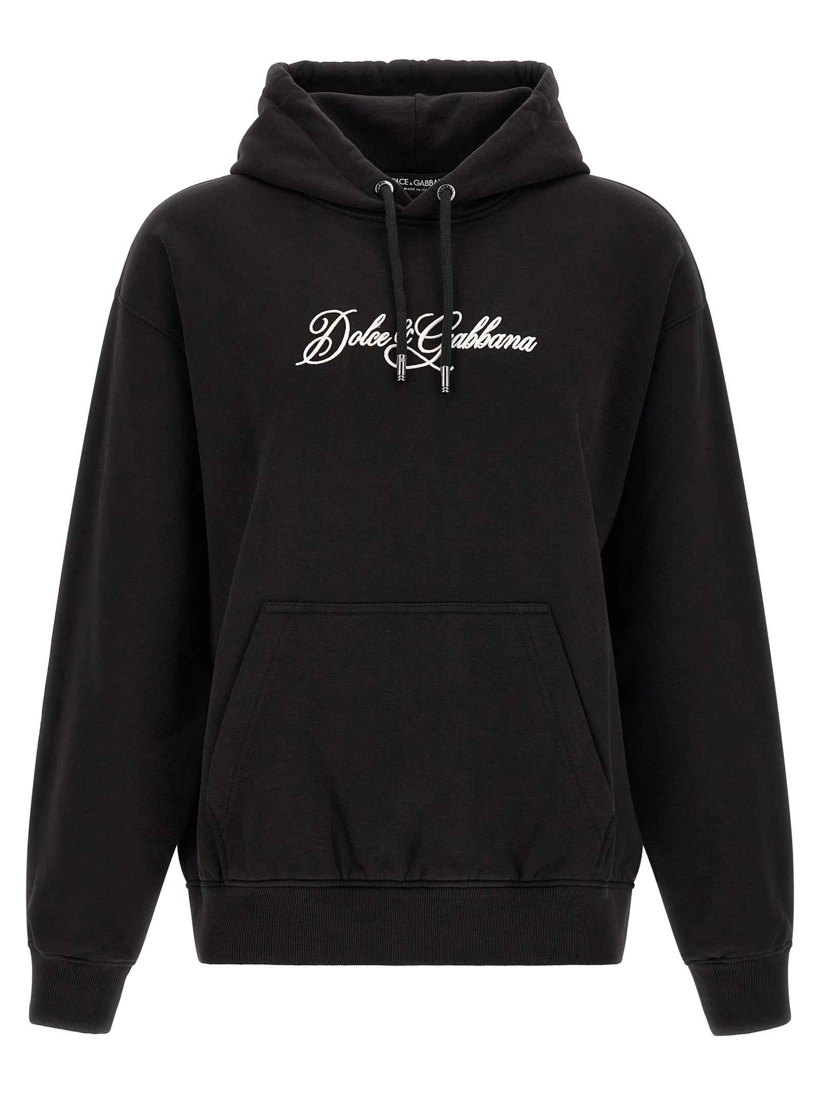 Black Cotton Sweatshirt