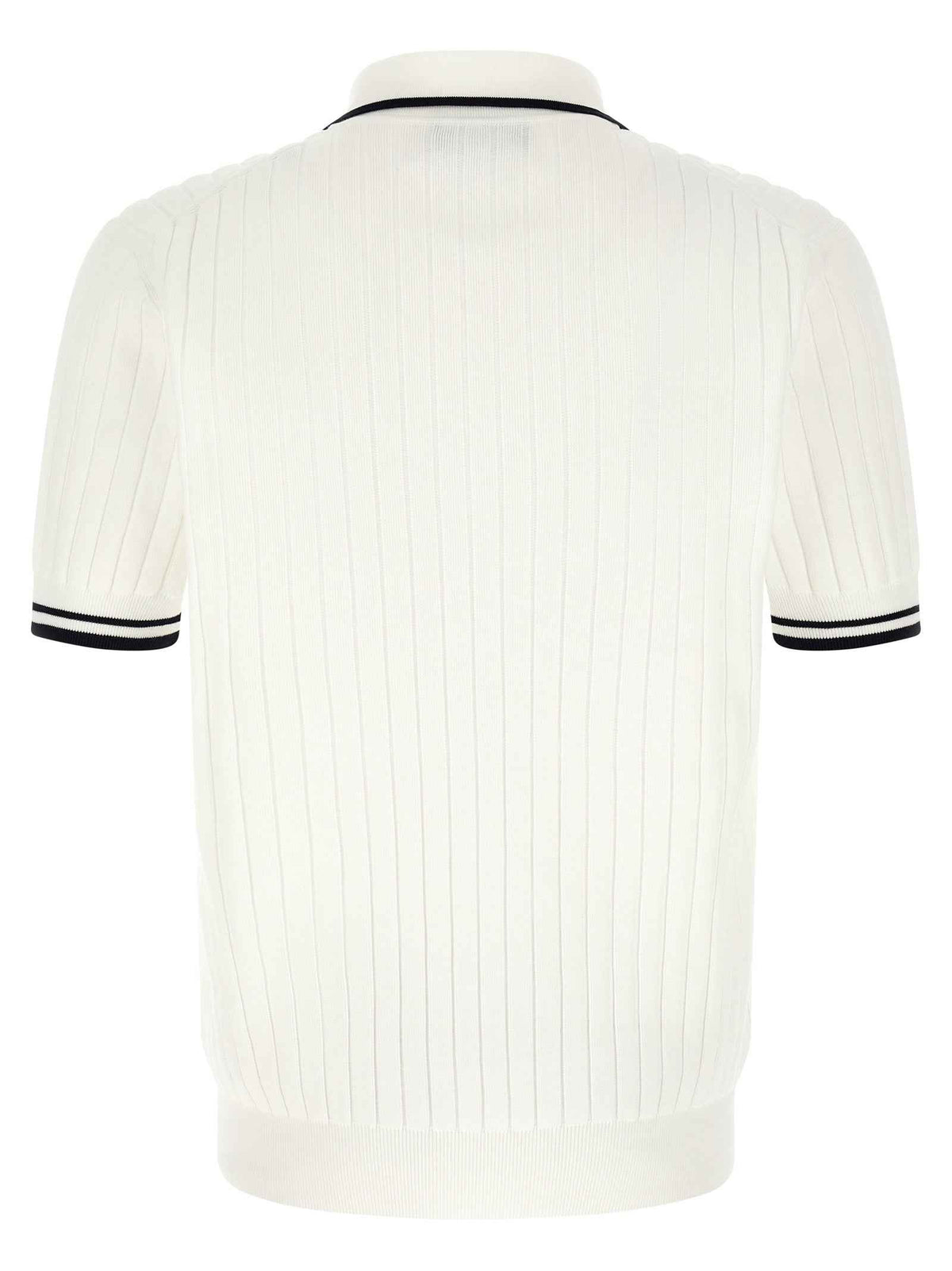 Bicolor Cotton Polo Shirt