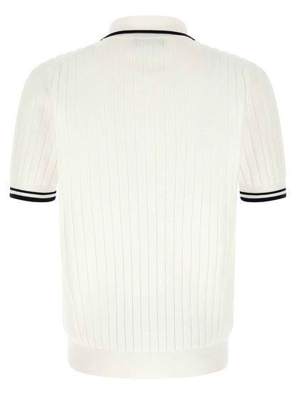 Bicolor Cotton Polo Shirt
