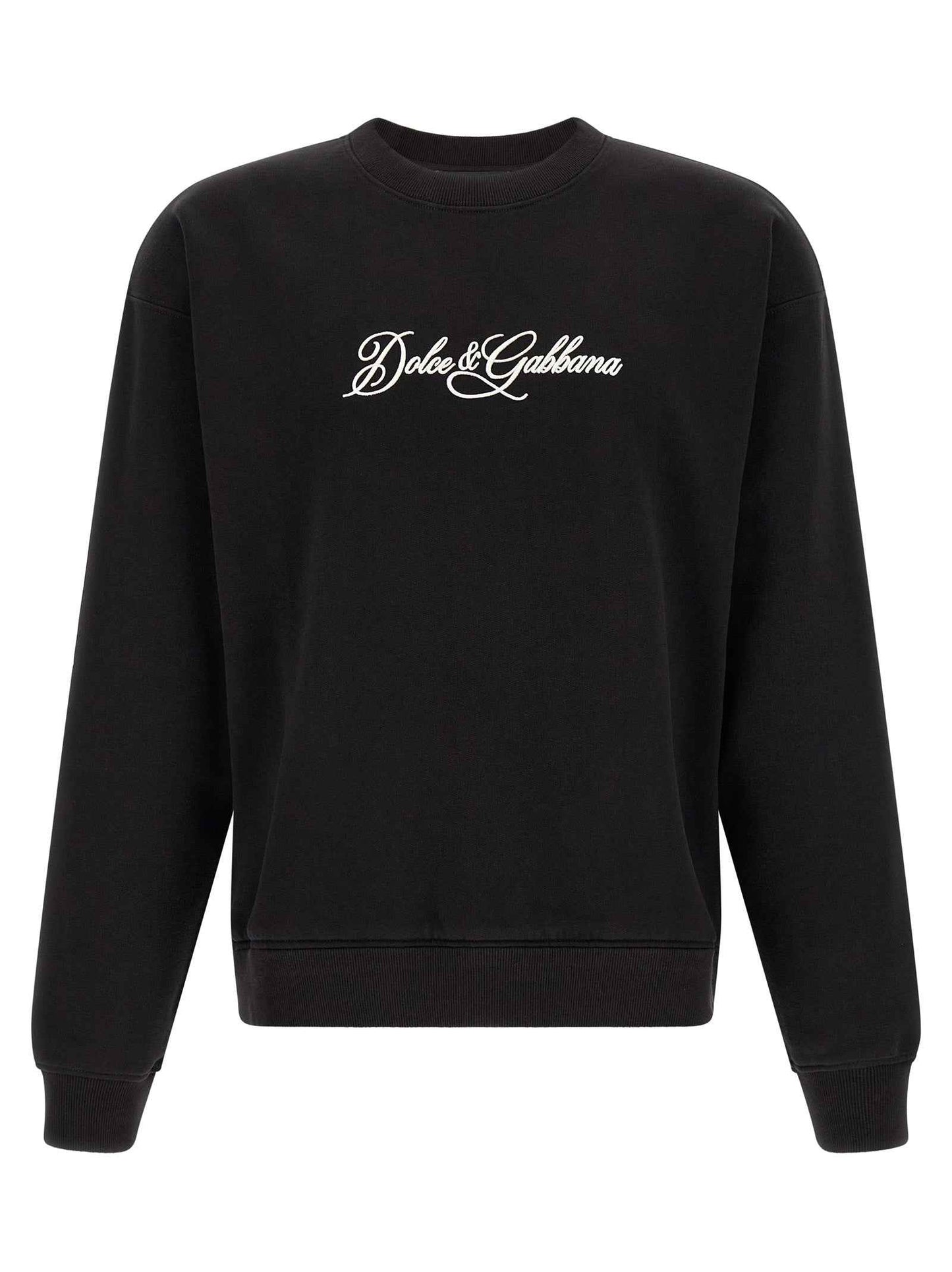 Black Cotton Sweatshirt