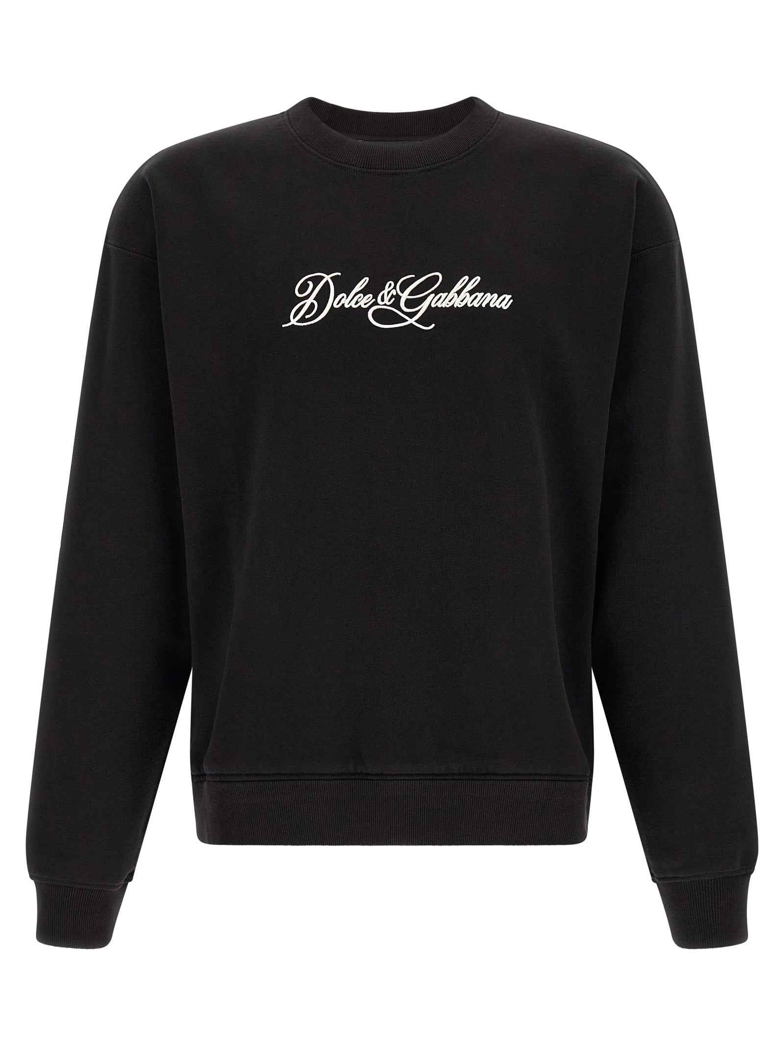 Black Cotton Sweatshirt