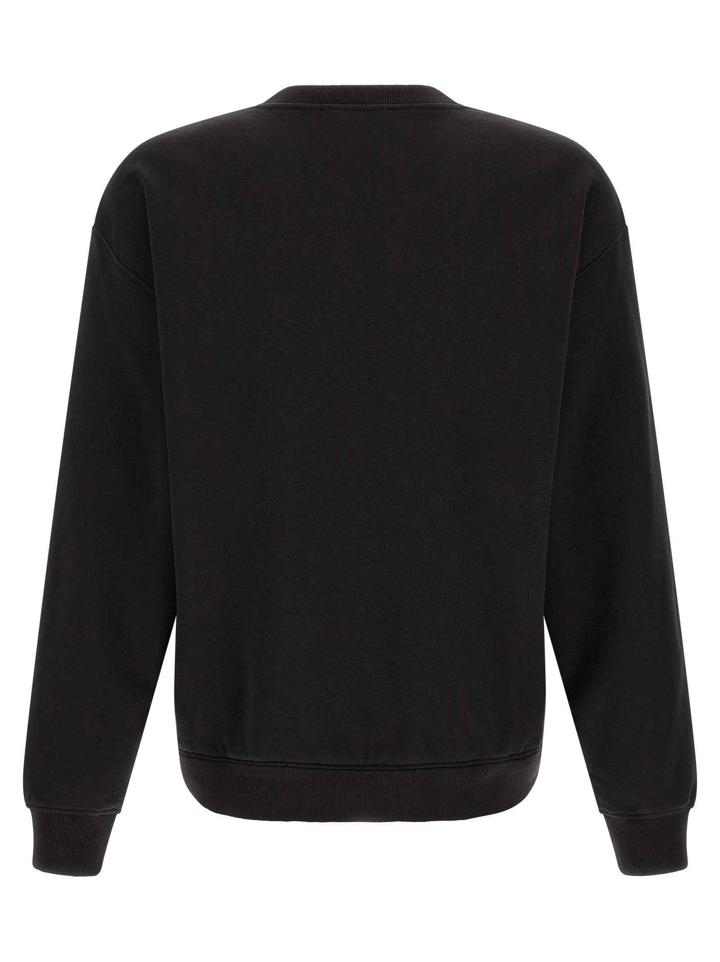 Black Cotton Sweatshirt