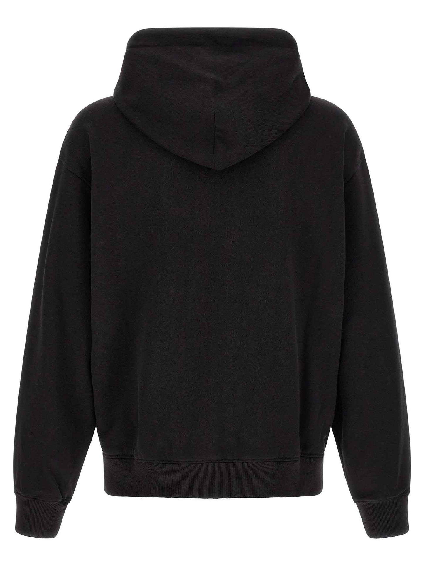 Black Cotton Sweatshirt