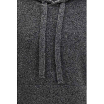 Gray Cashmere Hoodie