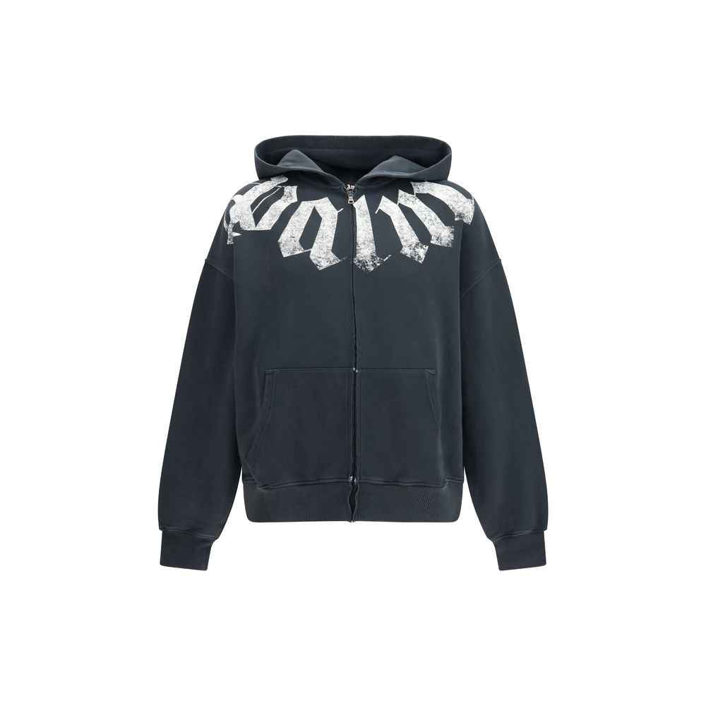 Black Cotton Sweatshirt