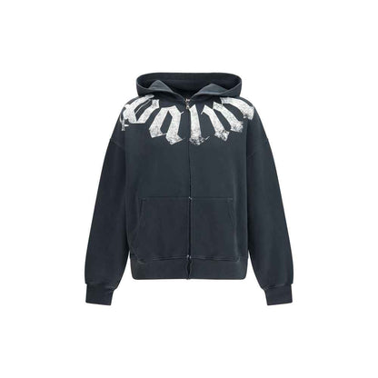 Black Cotton Sweatshirt